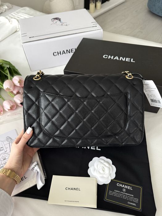 Сумка Chanel Black Texture 30 золота та срібна фурнітура