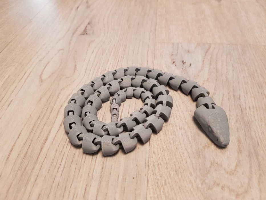 Wąż 60cm druk 3D model węża