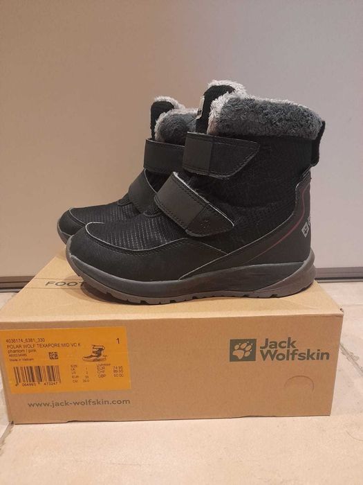 Dziecięce Buty zimowe śniegowce JACK WOLFSKIN rozm. 35