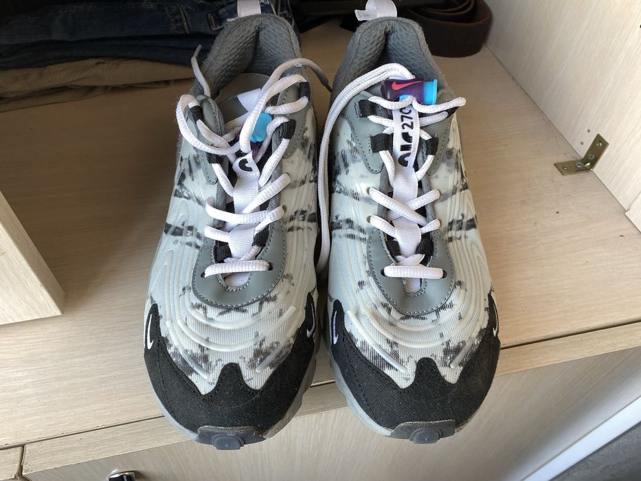 Кросівки Nike Air Max 270 React Travis Scott Cactus Black Grey