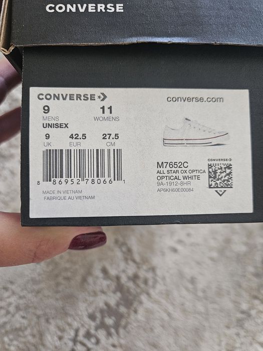 Кеди Converse Chuck Taylor All Star Classic   розмір 42,5