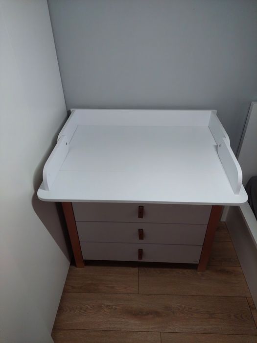 Komoda Veres Monaco 900 White Natural + przewijak - komplet, Stan: Nowe