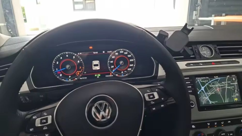 Quadrantes digitais bmw volkswagen audi porsche mercedes