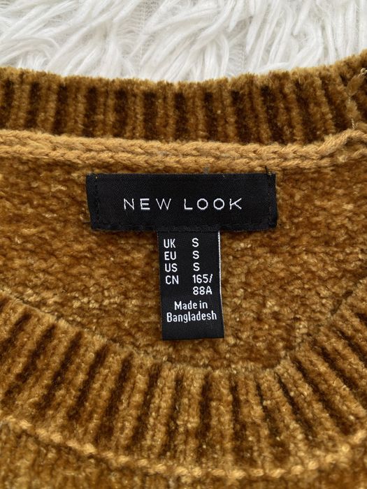 Welurowy - Sweter damski New Look S