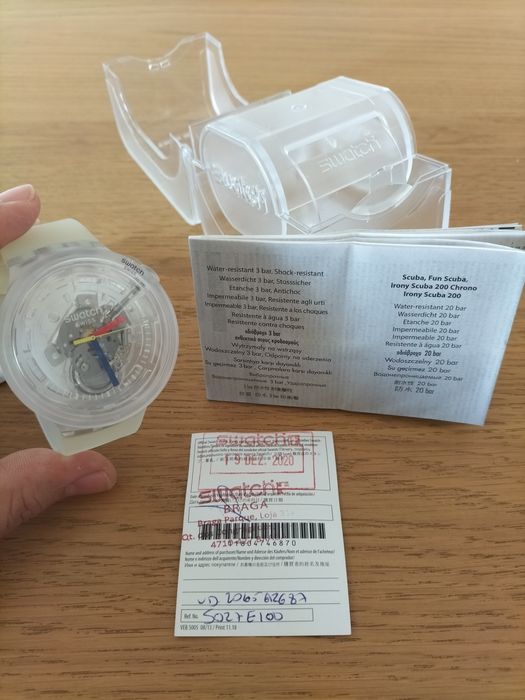Swatch Clear Gent