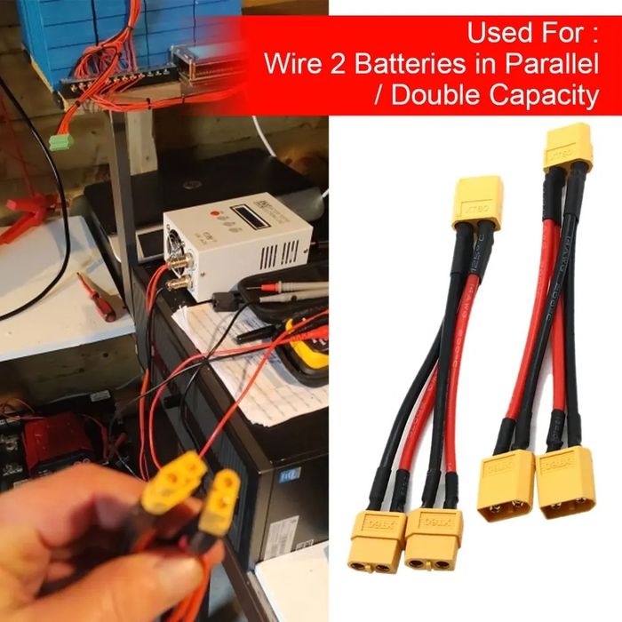 xt60 awg14 розгалужувач спліттер перехідник переходник разветвитель