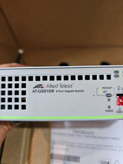 2x Switch Allied Telesis AT-GS910/8-50 – BRAND NEW!64585334071171123
