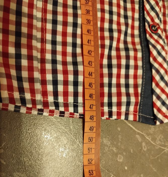 Elegancka koszula w kratkę dla chłopca 122