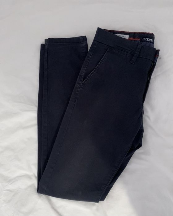 Calcas azul escuras|Chino Slim Fit|TIFFOSI