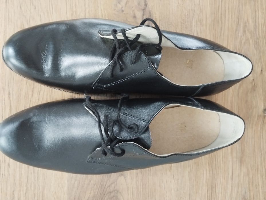 Pół buty meskie czarne
