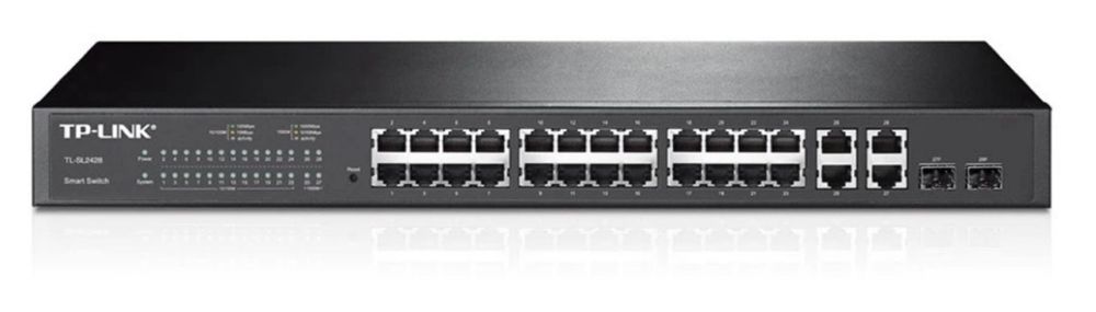 TP-LINK TL-SL2428 Smart Switch 24+4 — przełącznik używany
