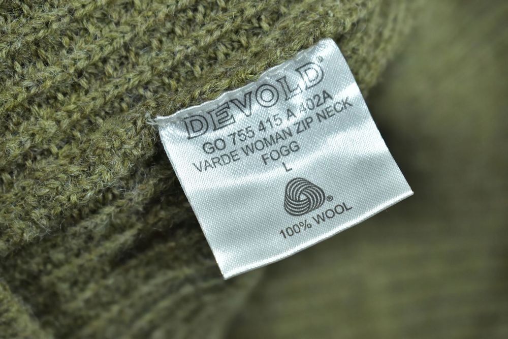 Devold Varde Damski Wełniany Sweter Zip Neck L