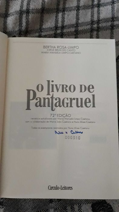 O Livro de Pantagruel- 72ª Edição
