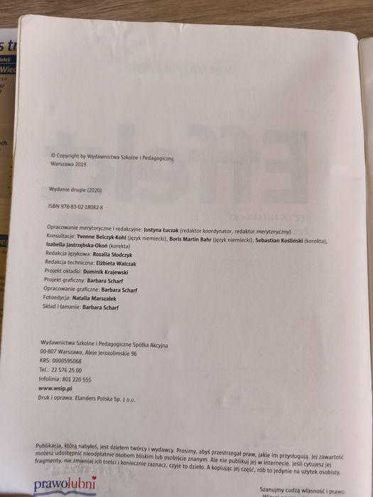 Podręcznik i ćwiczenia do języka niemieckiego Effekt 2