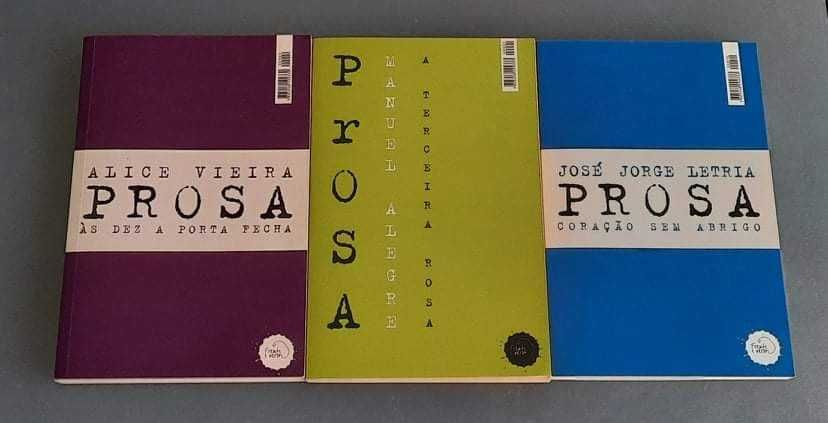 Livros 4€ - Prosa/Poesia (portes incluídos Portugal)