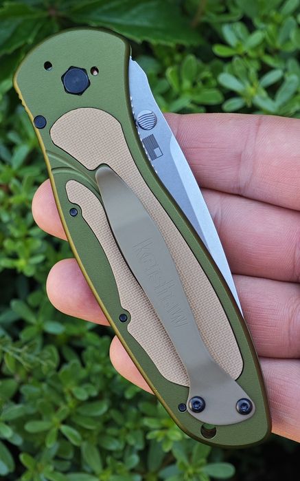 Kershaw Blur Exclusive Desert Warrior MagnaCut KS1670OT преміум матеріали ,топ матеріали на ножовому ринку , преміум сталь Magna Cut, алю руків'я g10