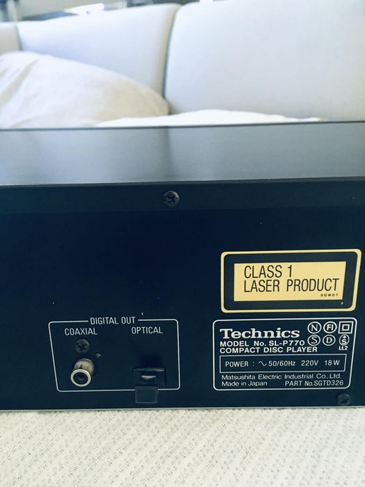Technics SL-P770 CD Player | Made in Japan | Vintage Hi-End | Stan kolekcjonerski