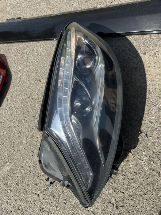 Mercedes w222 бампер, фара, руль, решетка