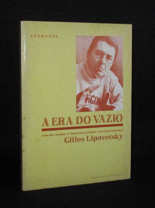 Livro A Era do Vazio Gilles Lipovetsky