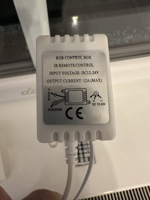 Kontroler LED RGB  + pilot 44 przyciski 12V