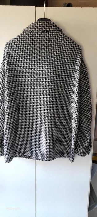 Casaco/camisa Zara S preto e branco