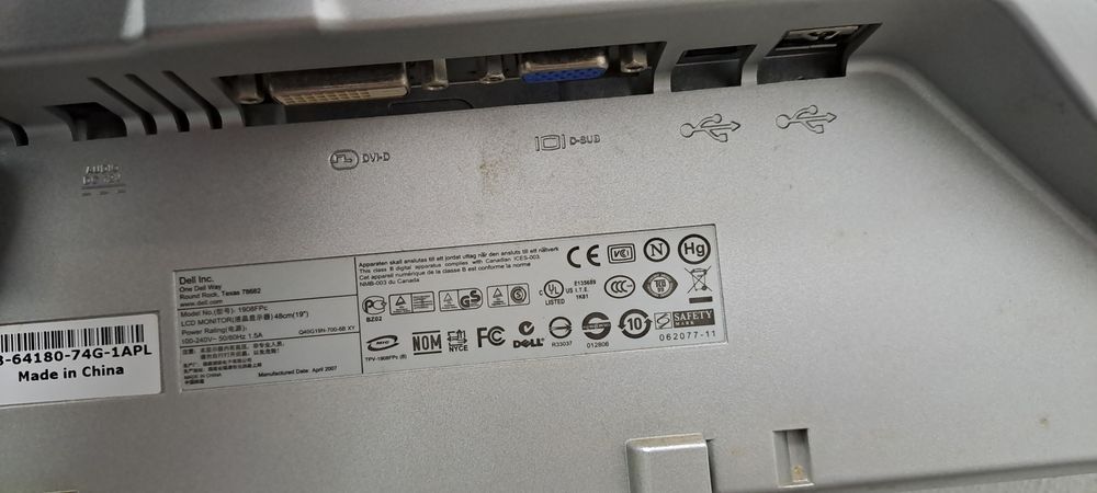 Monitor DELL 1908FPc 19" 4:364730003028099123