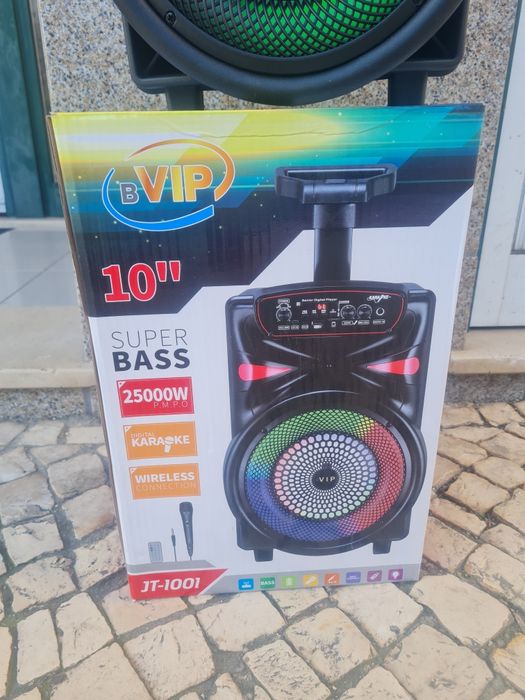 Coluna Bluetooth como microfone nova