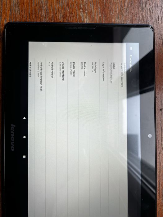 Планшет Lenovo a76000-f