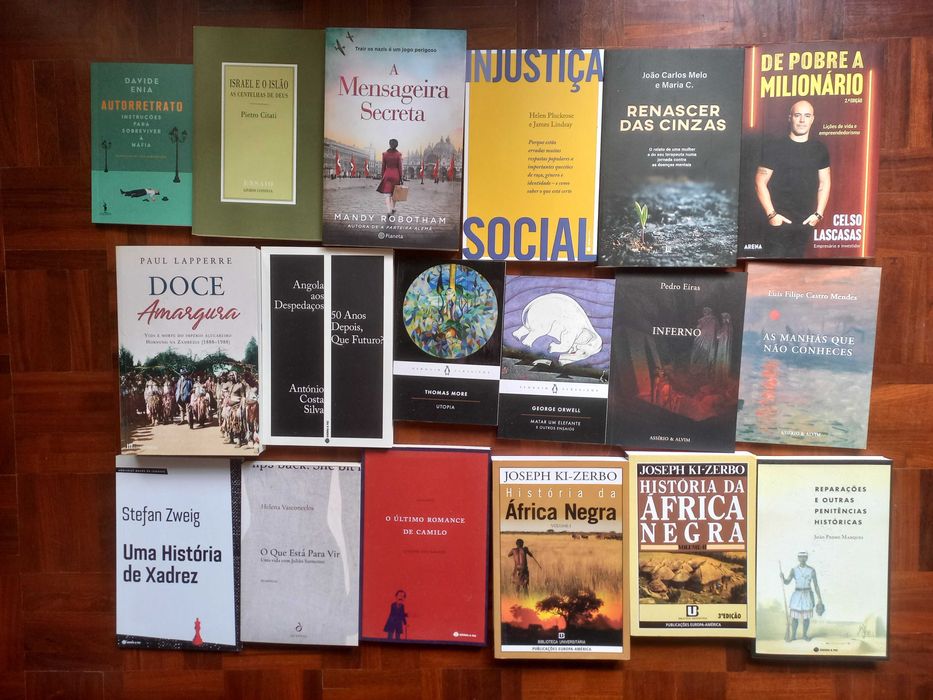 Lote de 180 livros