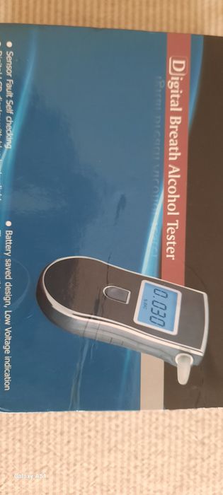 Maquina teste de alcool