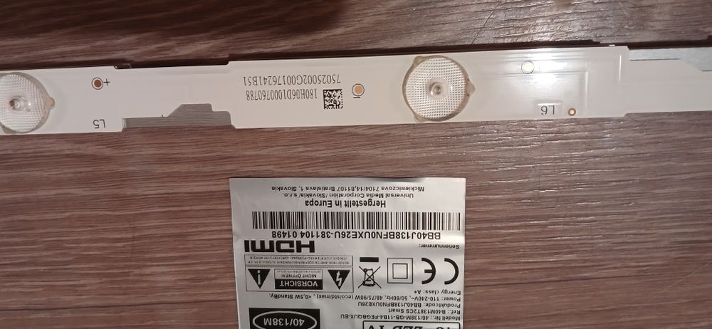 Майн плата, Tcon, лед телевізара Blaupunkt 40/138M-GB-11B4-FEGBQUX-EU