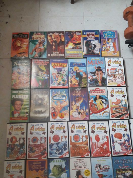 Lote de + 60 Vídeos Vhs