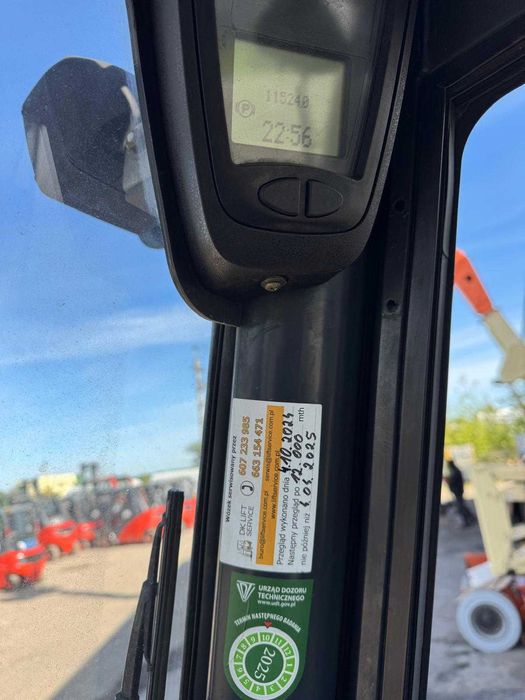 Wózek widłowy Linde H50T, silnik VW, kabina, przesuw, pozycjoner