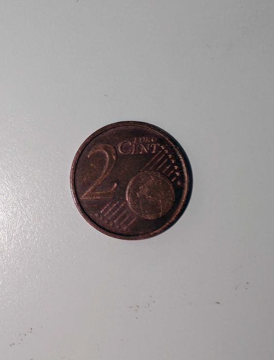 Moeda de colecção - 2 cêntimos 2002