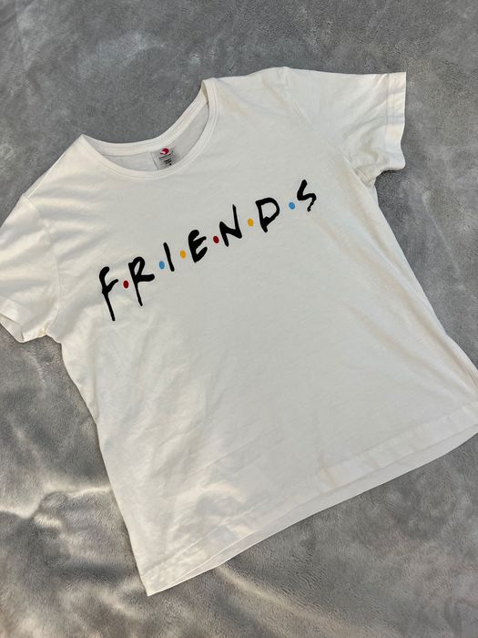 Biały t-shirt / koszulka / bluzka z krótkim rękawem - Friends - HIT!