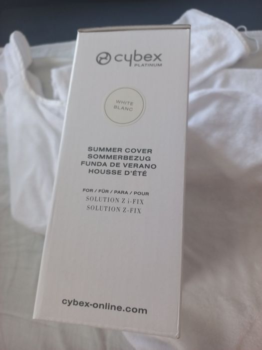 Cybex Summercover pokrowiec letni do fotelika Solution Z i Solution Z i-Fix White