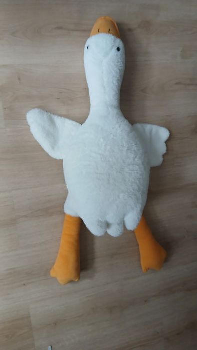 Gęś pipa duza pluszak maskotka,  duża biała Gęś