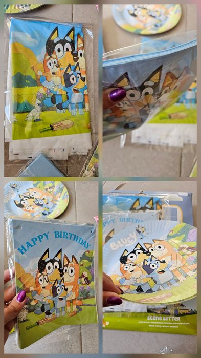 Decoração festa tema da Bluey