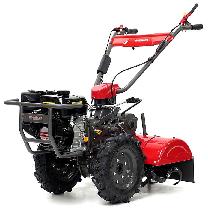 Glebogryzarka Hortmasz 7.0KM NAPĘD+PŁUG+OBSYPNIK +Koła Stalowe  62cm