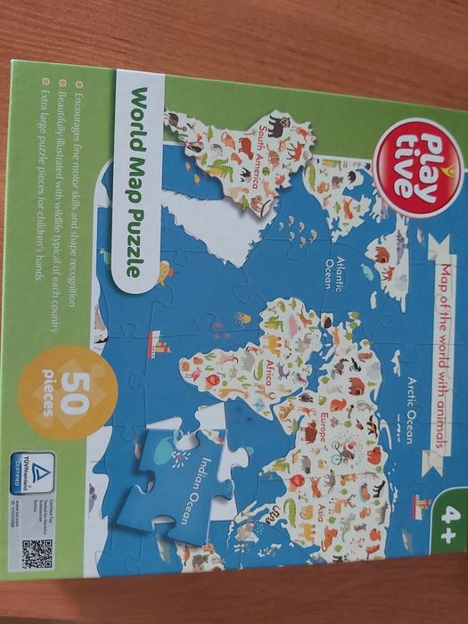 Puzzle -Mapa swiata