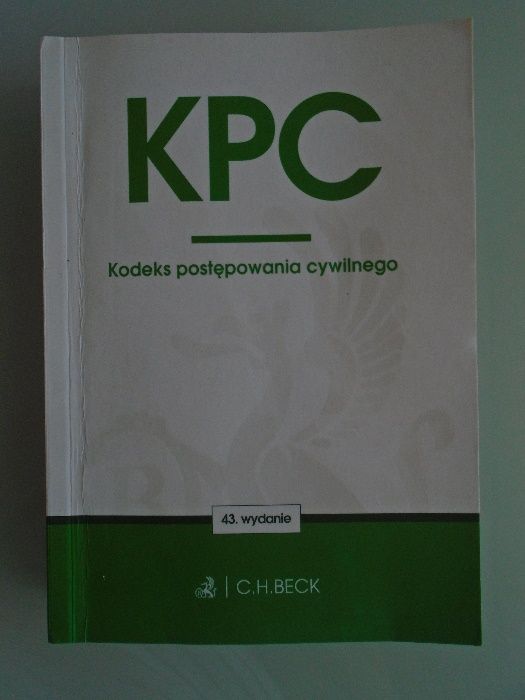 Kodeks postępowania cywilnego wydanie 43