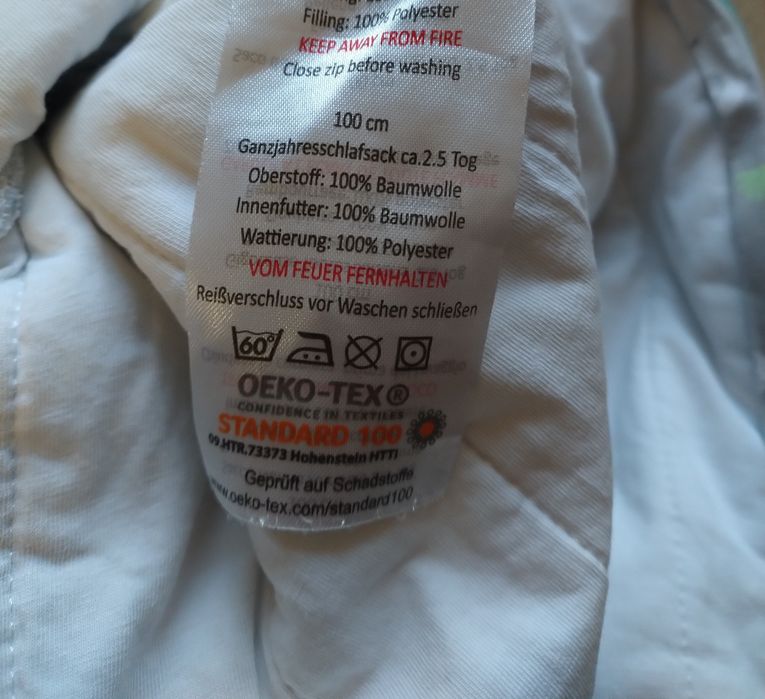 Śpiworek z nogawkami Bawełniany rozmiar 98-104