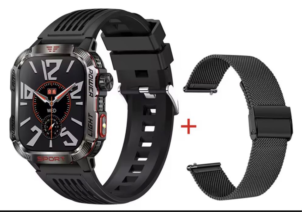 HT29 inteligentny zegarek latarka LED lampa-kompas