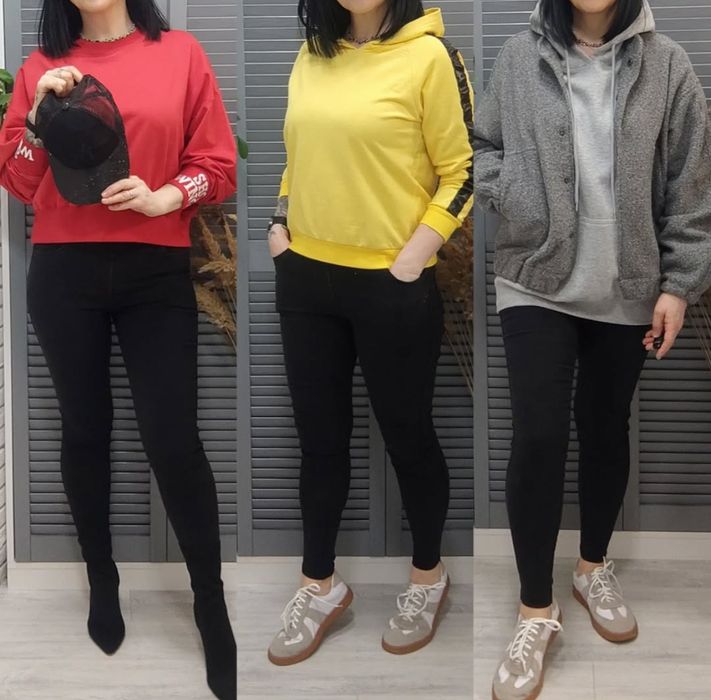 Стрейчові брюки.
Якість відмінна.
Широка ,міцна резинка.
Розмір: М
Цін