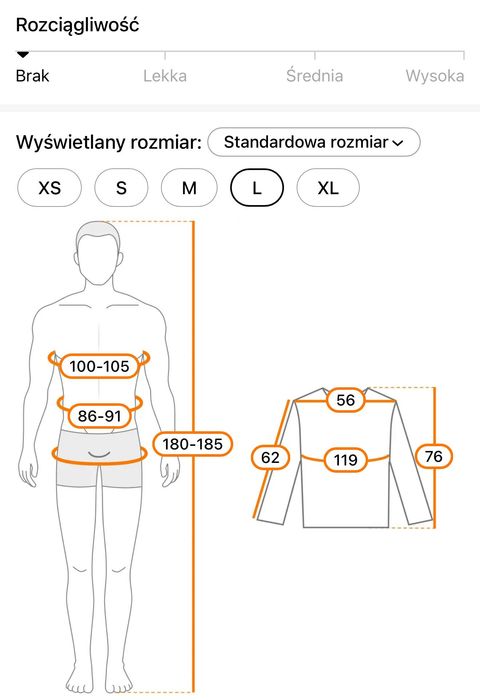 Męska wycierana kurtka z dzianszu w stylu vintage