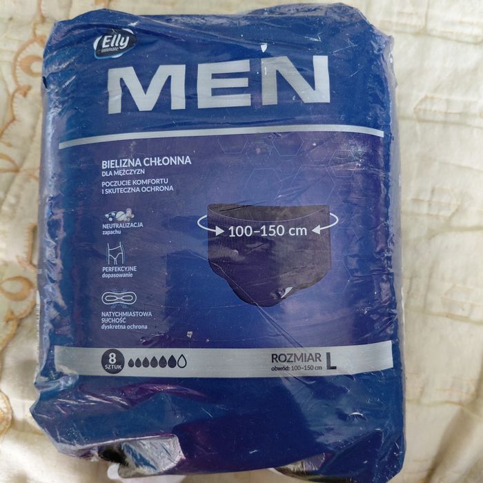 Elly men bielizna chłonna dla mężczyzn L
