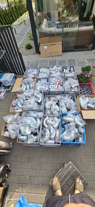 Kształtki geberit zaciskanie nowe 54 76