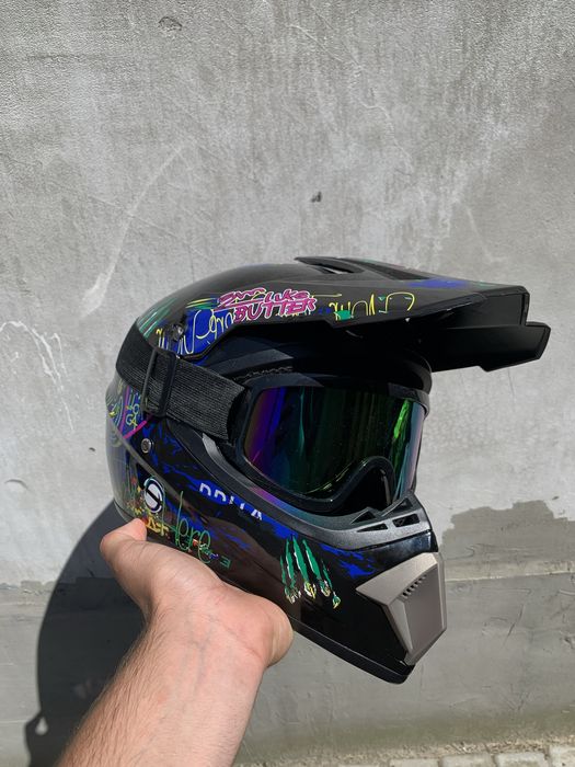 Ендуро шолом, кросовий шлем, мото шолом, мотошлем, шлем для мотоцикла