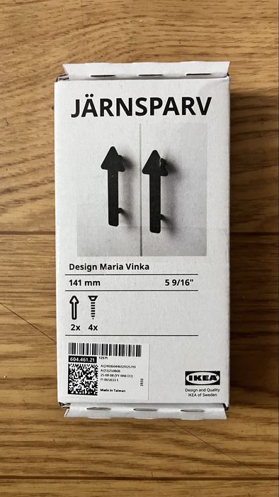 Ikea Jarnsparv nowy uchwyt meblowy 2szt