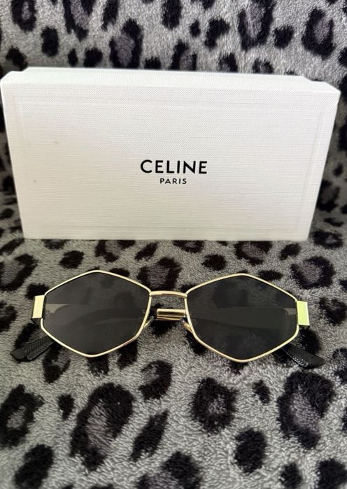 Okulary jak Celine romby